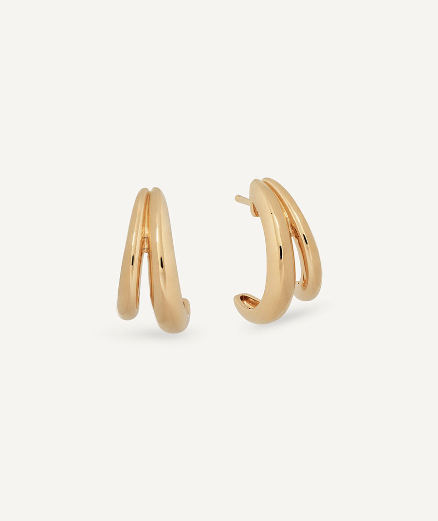 Earrings half moon Alicia