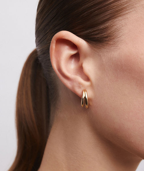 Earrings half moon Alicia secundaria