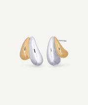 Earrings half moon Drop bival