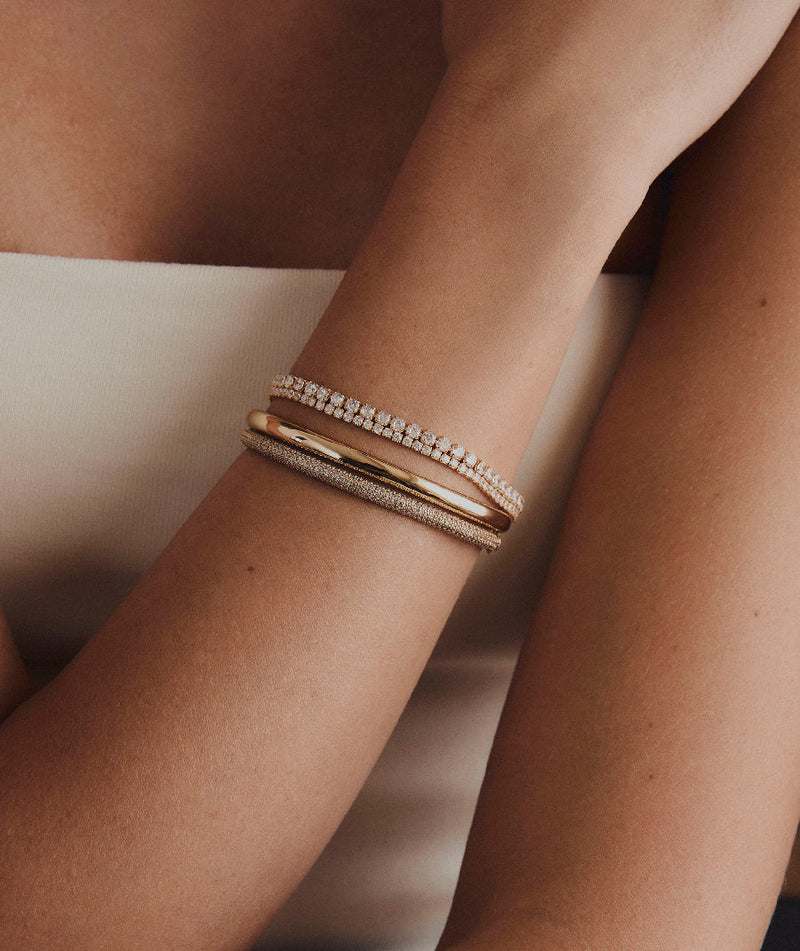 Bracelet Lucent fine with zircons