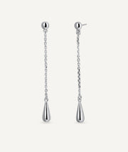Earrings Goccia Long with Detail