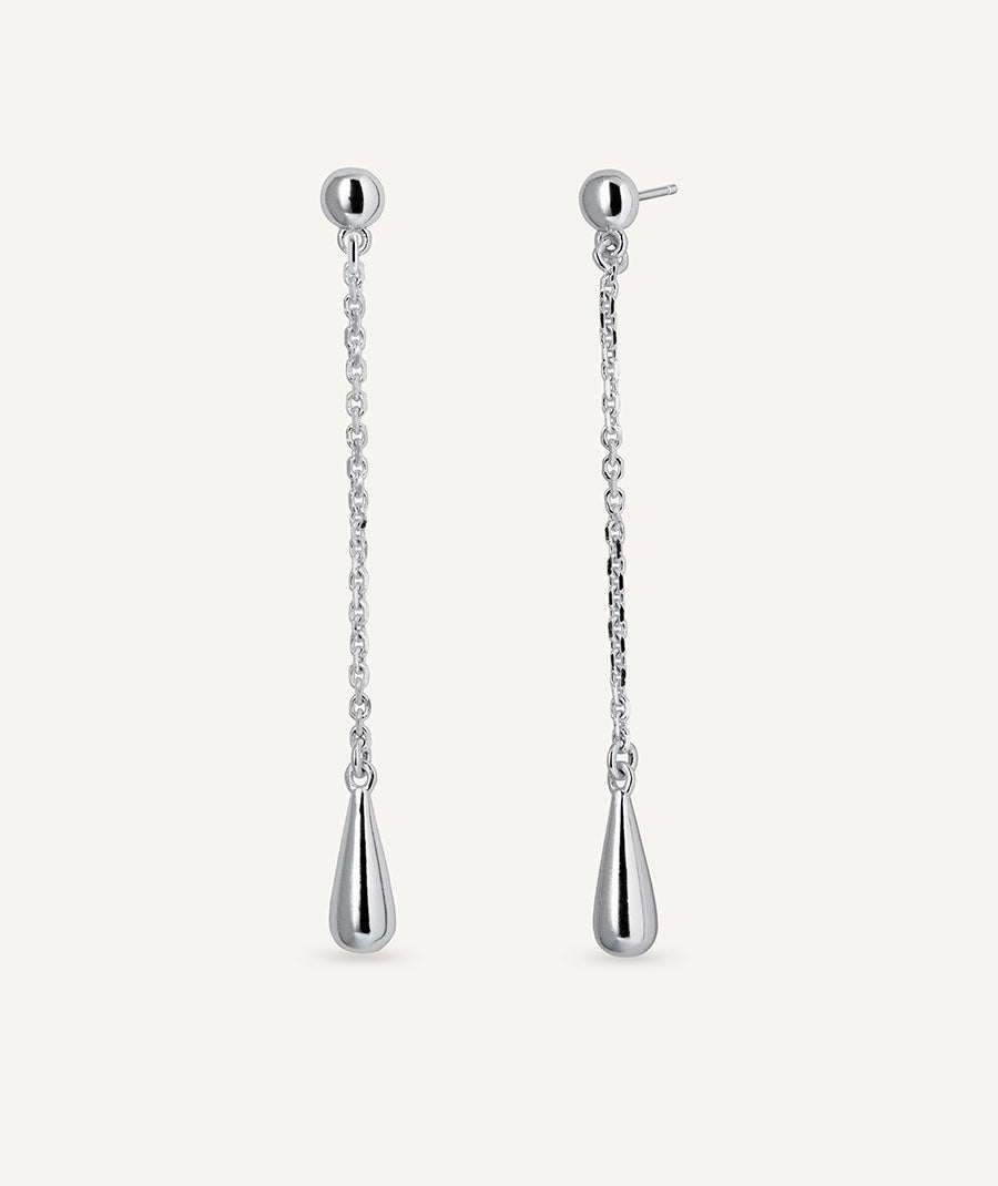 Earrings Goccia Long with Detail