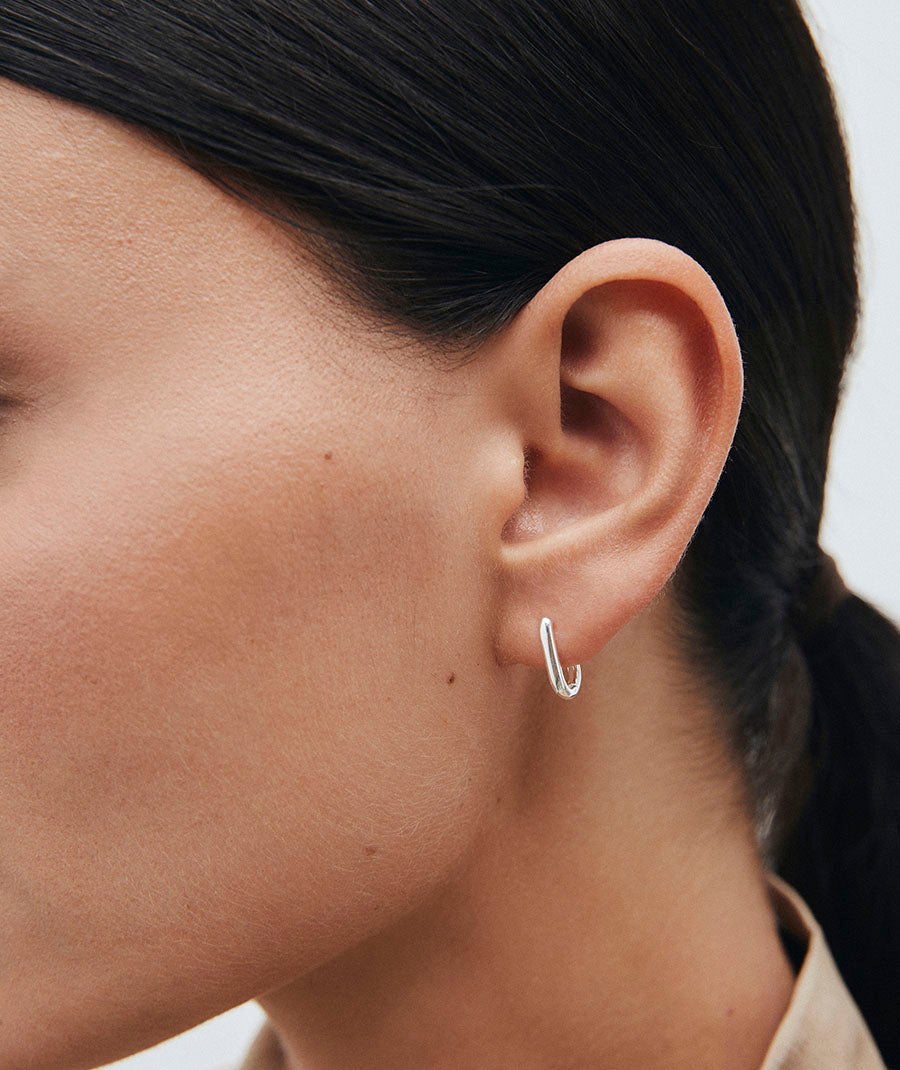 Earrings Cel Square 10 mm