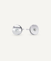 Earrings button Lluís with zirconia