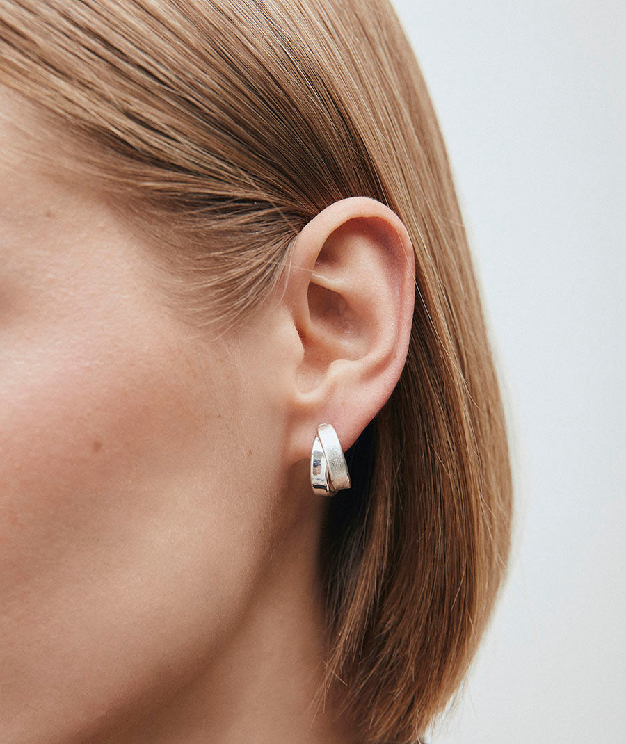 Mou Crescent Earrings