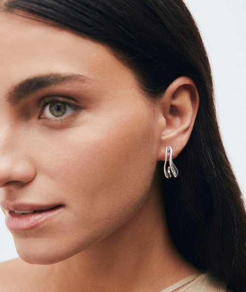 Earrings Spiral Crescent Waves secundaria