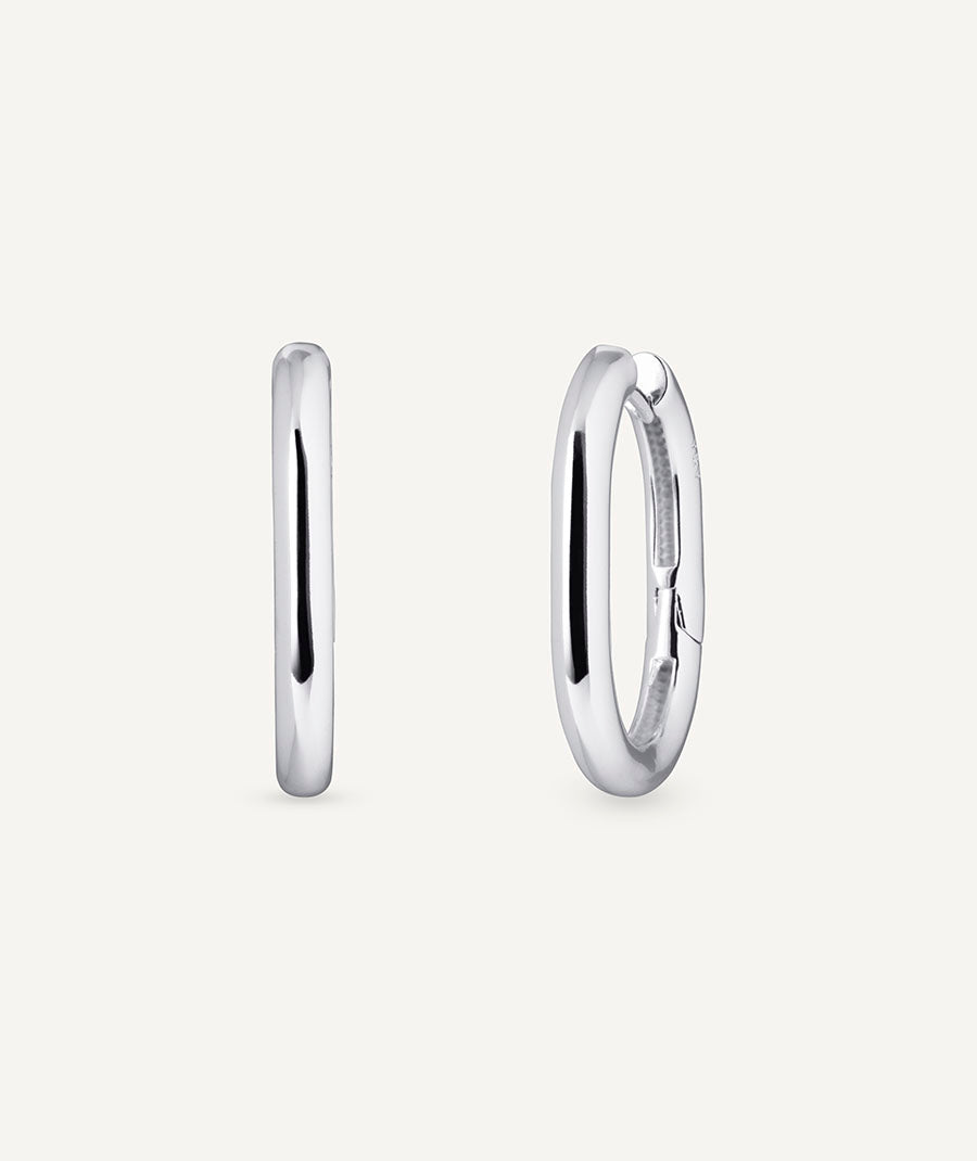 Earrings Round Hoops 3.4 mm