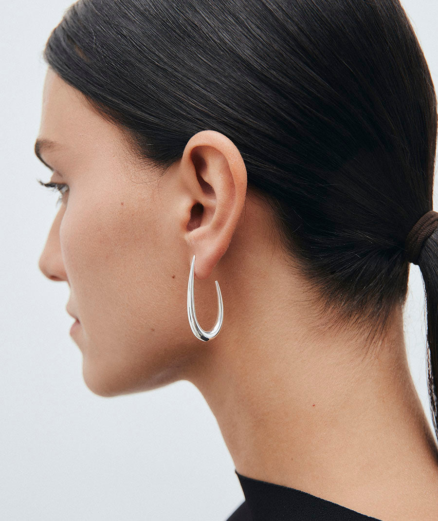 Earrings open hoop 18.20 mm