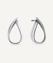 Earrings Halo long oval