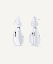 Pendientes semilargos Plisé