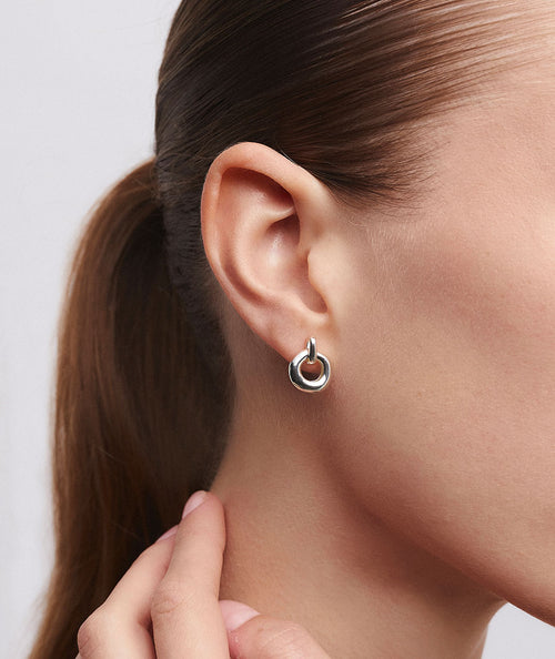 Earrings button Flama secundaria