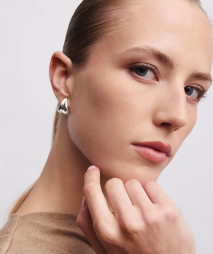 Earrings half moon Vell