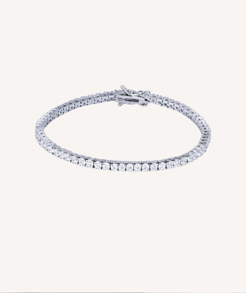Bracelet 2.5MM Claw-Set Zirconia