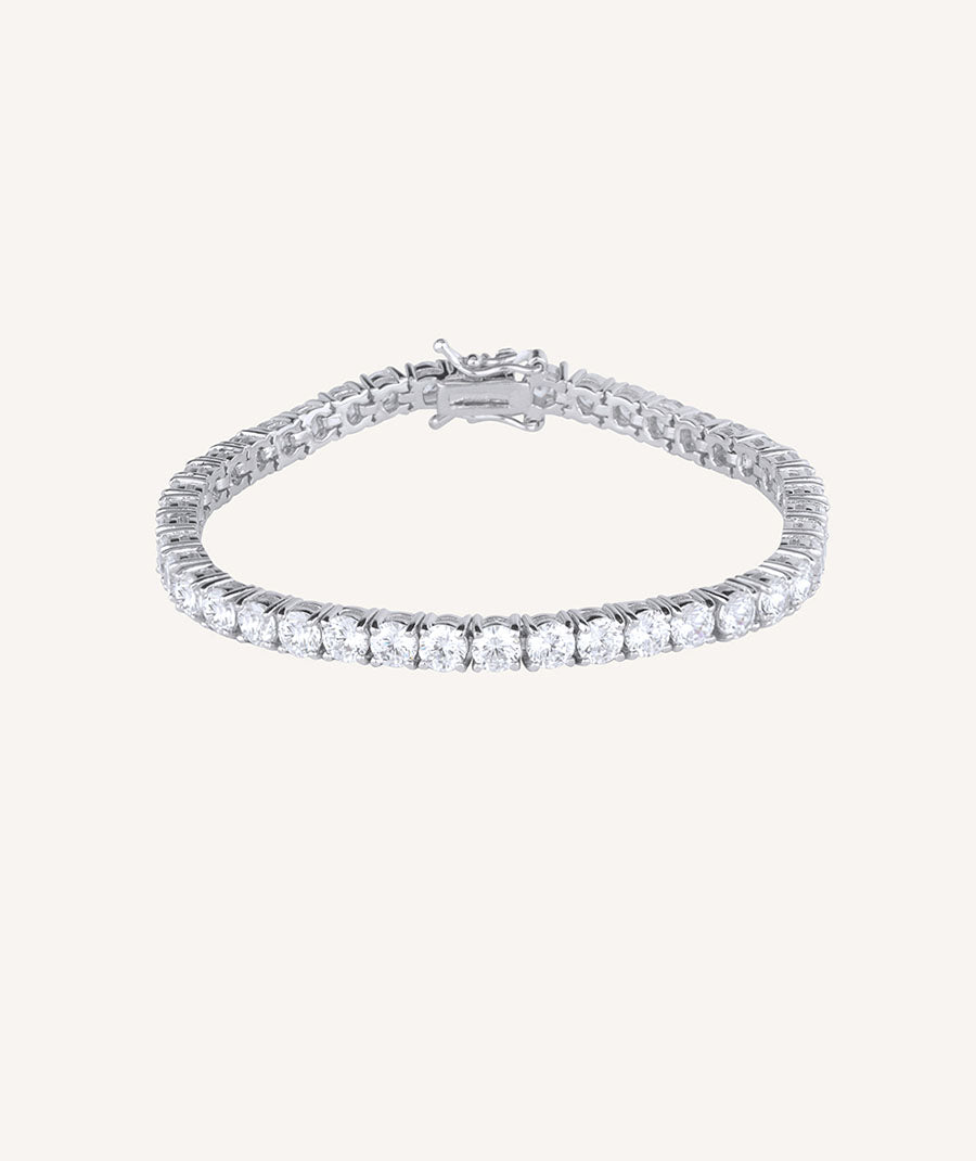 Bracelet Small Zirconia Four-Claw Setting