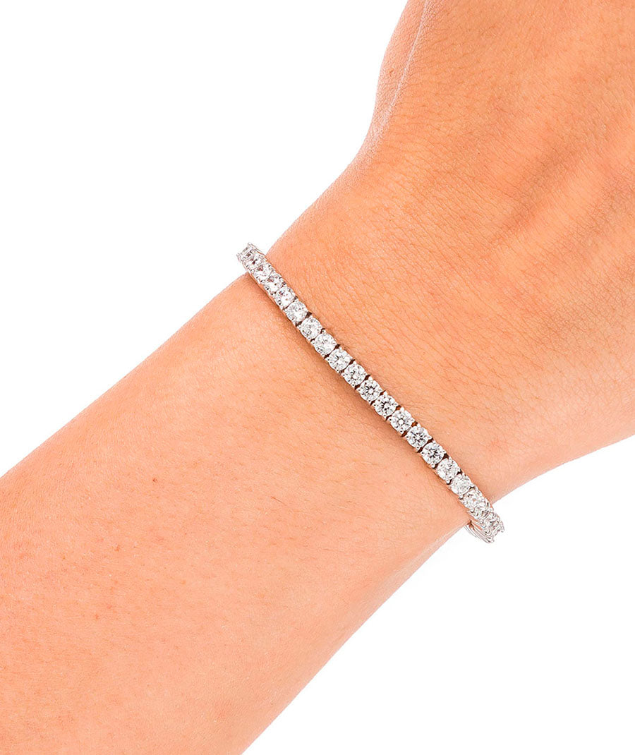 Bracelet Small Zirconia Four-Claw Setting