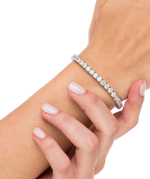 Pulsera circonitas mediana cuatro garras secundaria