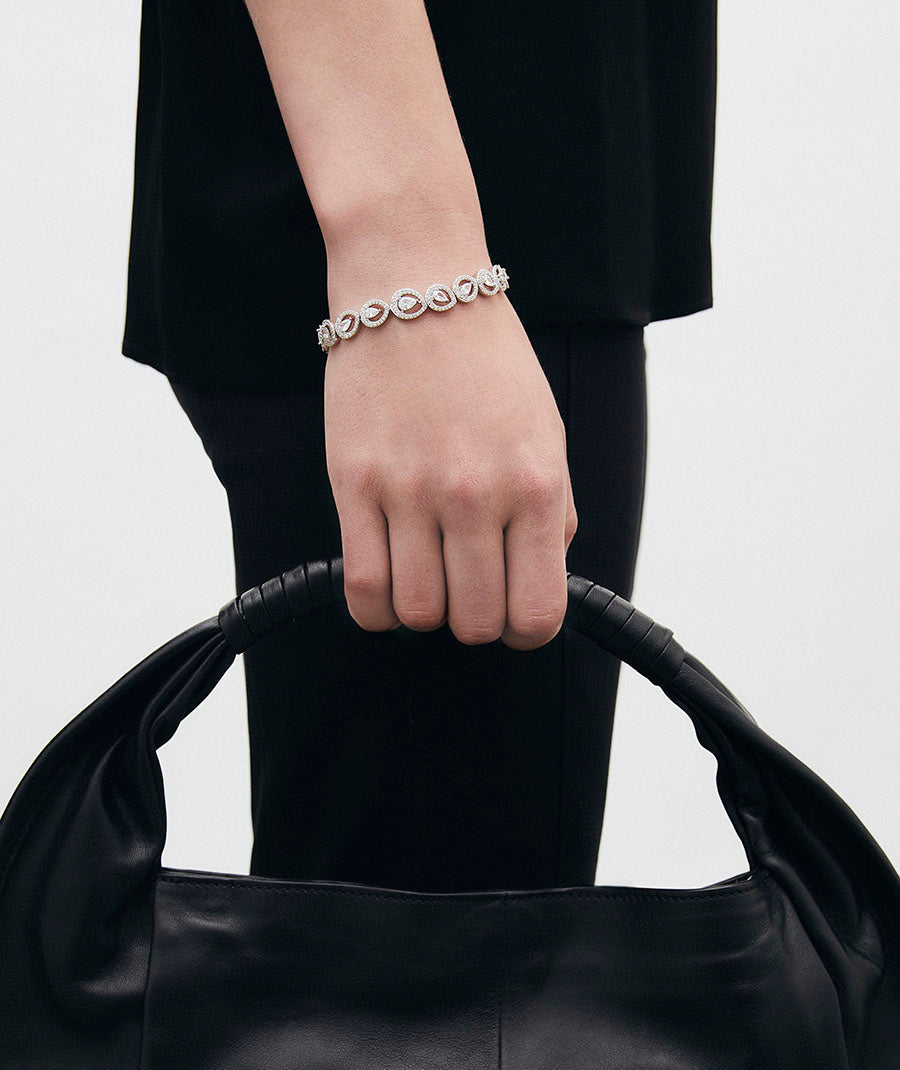 Pulsera Tear con circonitas