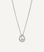 Pendant Tear with zirconia