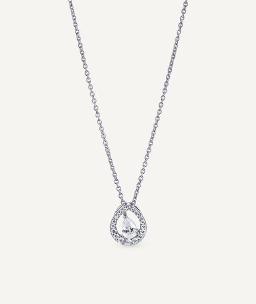 Pendant Tear with zirconia