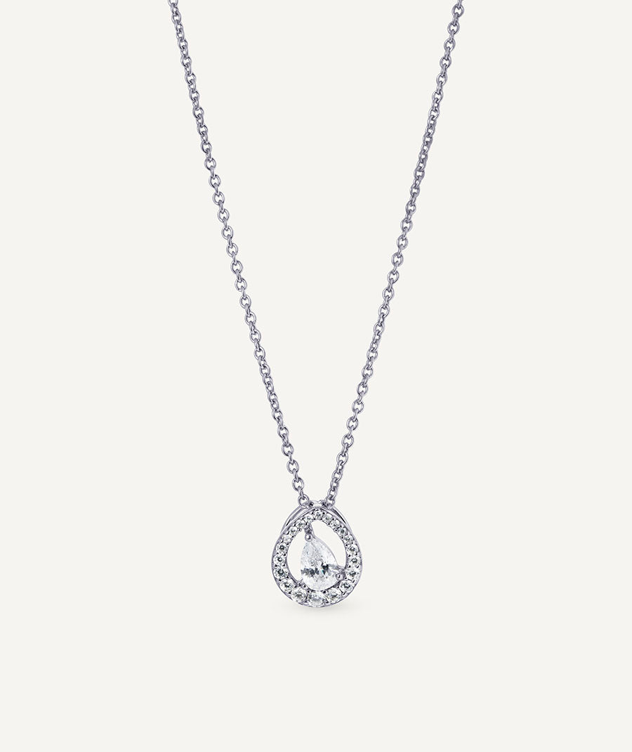 Colgante Tear con circonitas