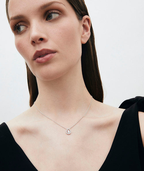 Pendant Tear with zirconia secundaria