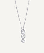 Pendant Tear cascade with zirconia