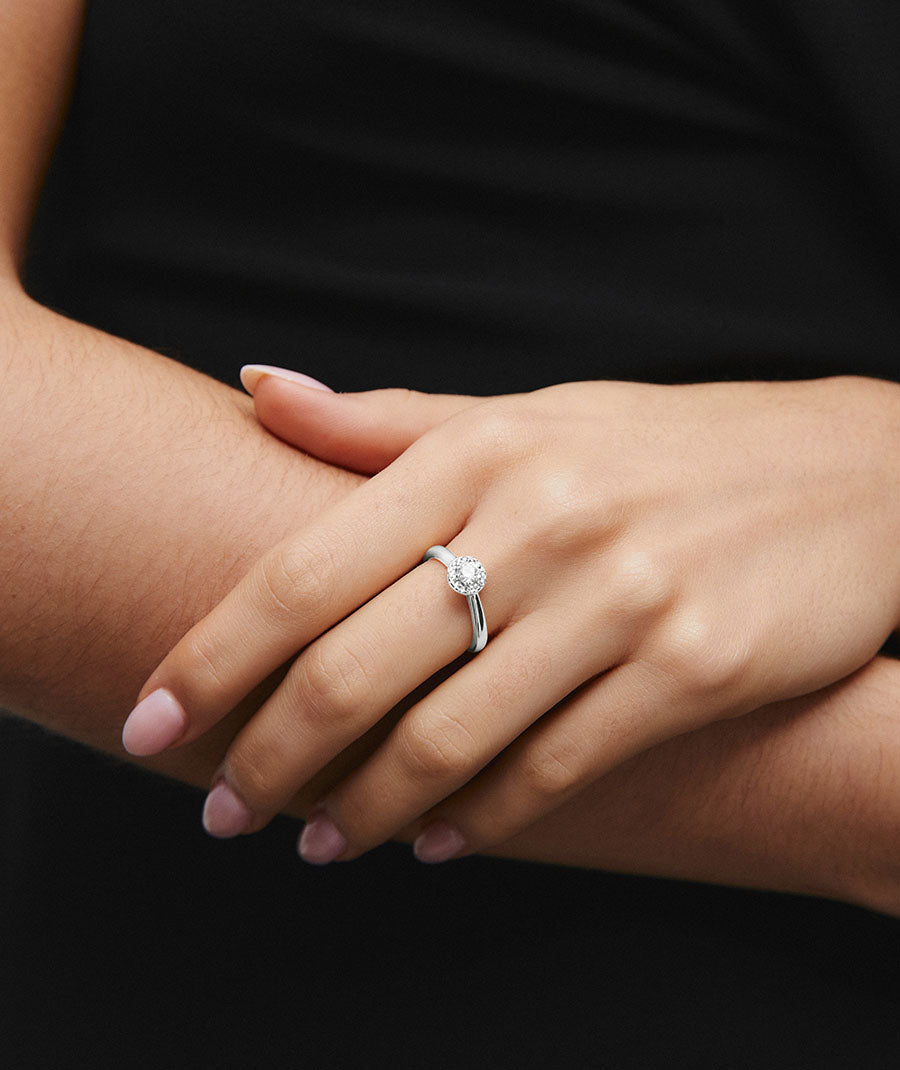 Ring Luce with zirconia stones