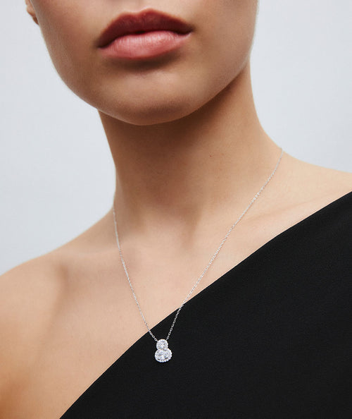 Collar cadena fina Lily de circonitas secundaria