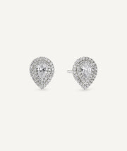 Earrings stud Éclat with zirconia