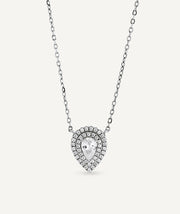 Collar cadena fina Éclat de circonitas