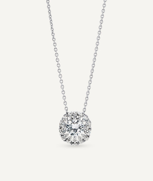Colgante Orquídea de circonitas