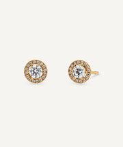 Earrings Luce stud with zirconia stones