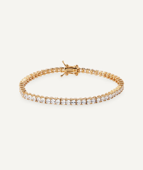 Pulsera fina Luce de circonitas 16 cm