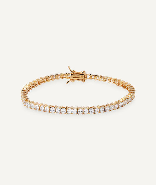 Pulsera fina Luce de circonitas 18 cm