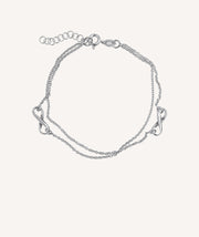 Pulsera doble símbolo infinito