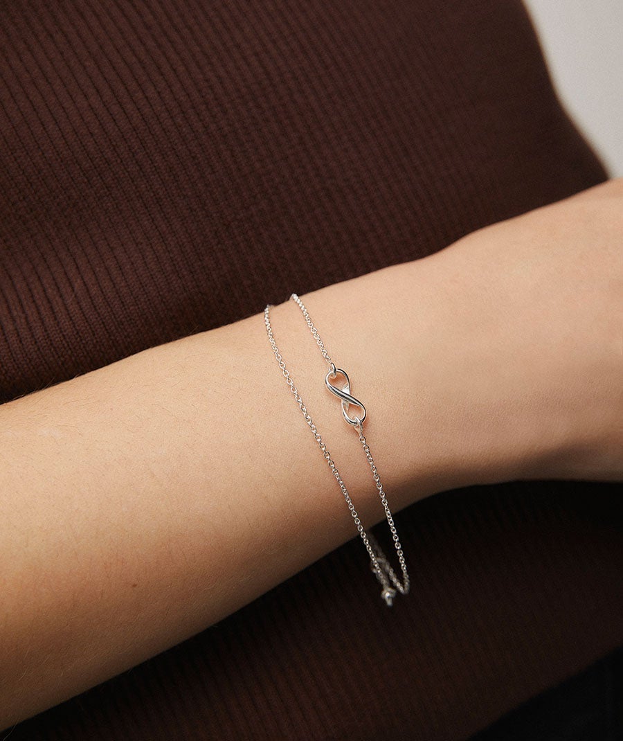 Pulsera doble símbolo Infinity