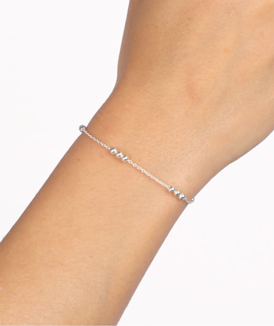 Pulsera Minua 3 bolas intercaladas