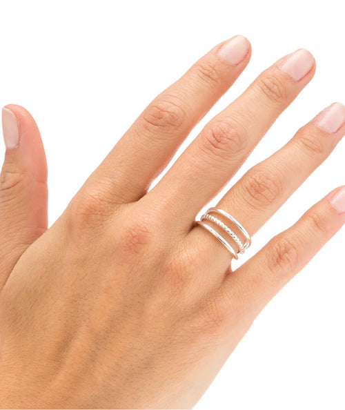 Anillo abierto tiras secundaria