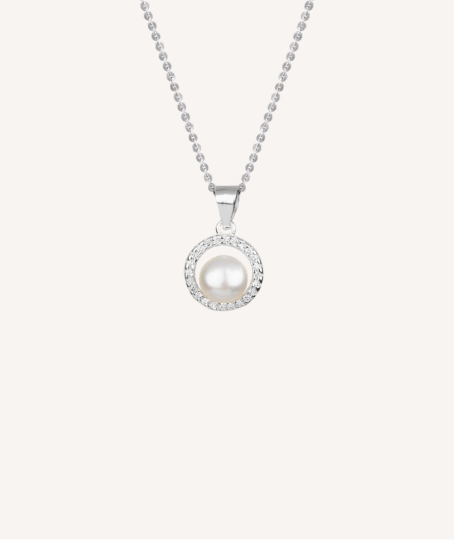 Pendant Zirconia Pearl 7mm