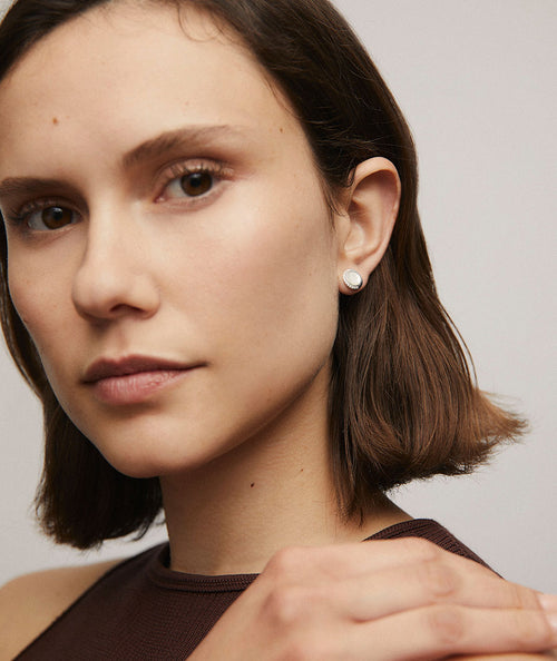 Pendientes Far con piedras naturales secundaria