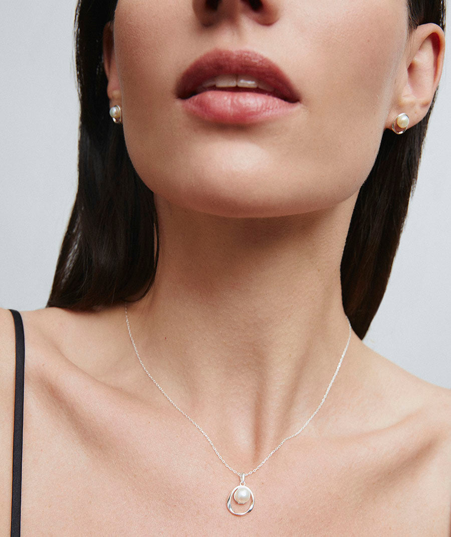 Set collar y pendientes Perla cultivada