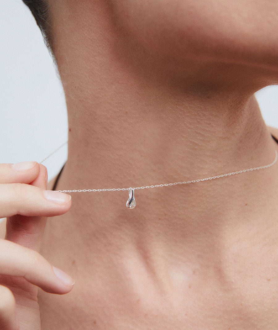 Colgante mini Glowe con circonita