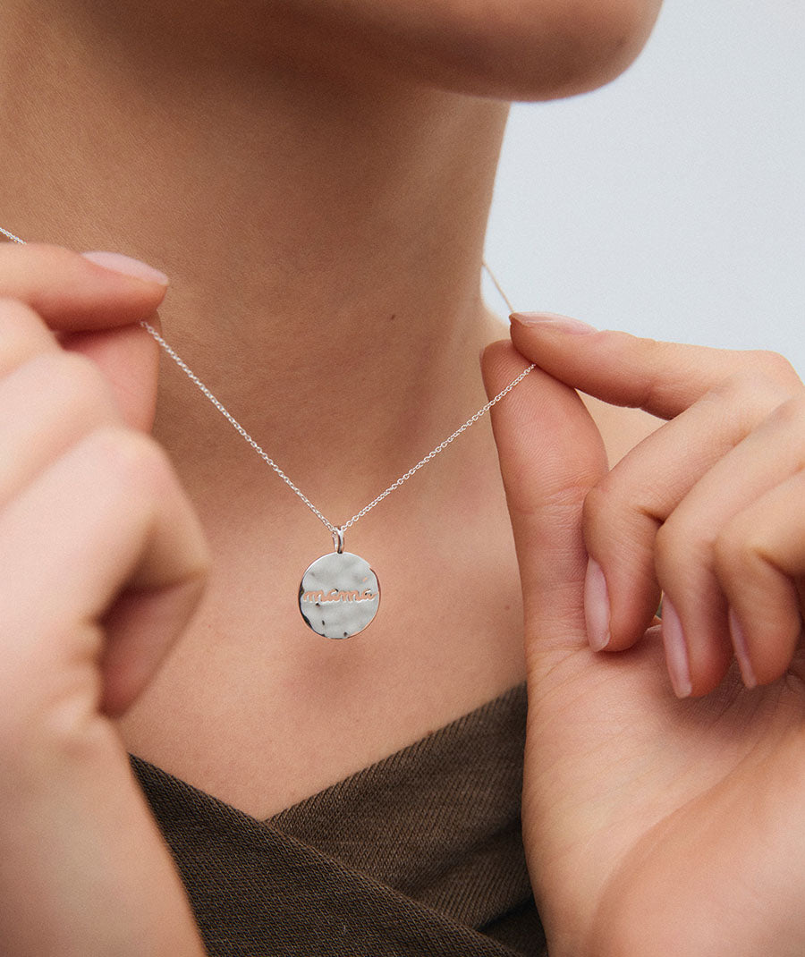 Colgante textura círculo Mama