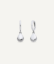 Pendientes de aro Lina con circonitas