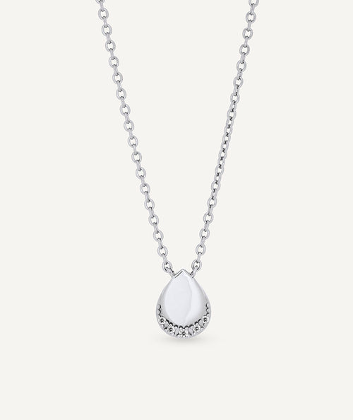 Collar gota Lina con circonitas