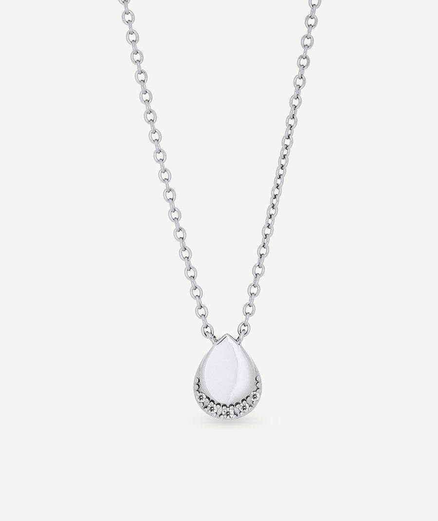 Collar gota Lina con circonitas