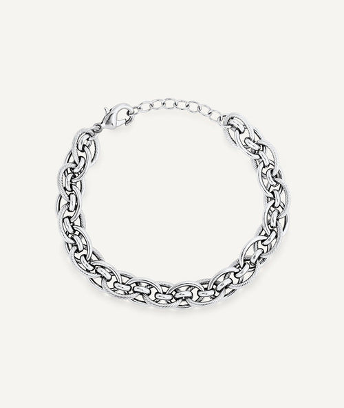 Pulsera aros entrelazados Bold