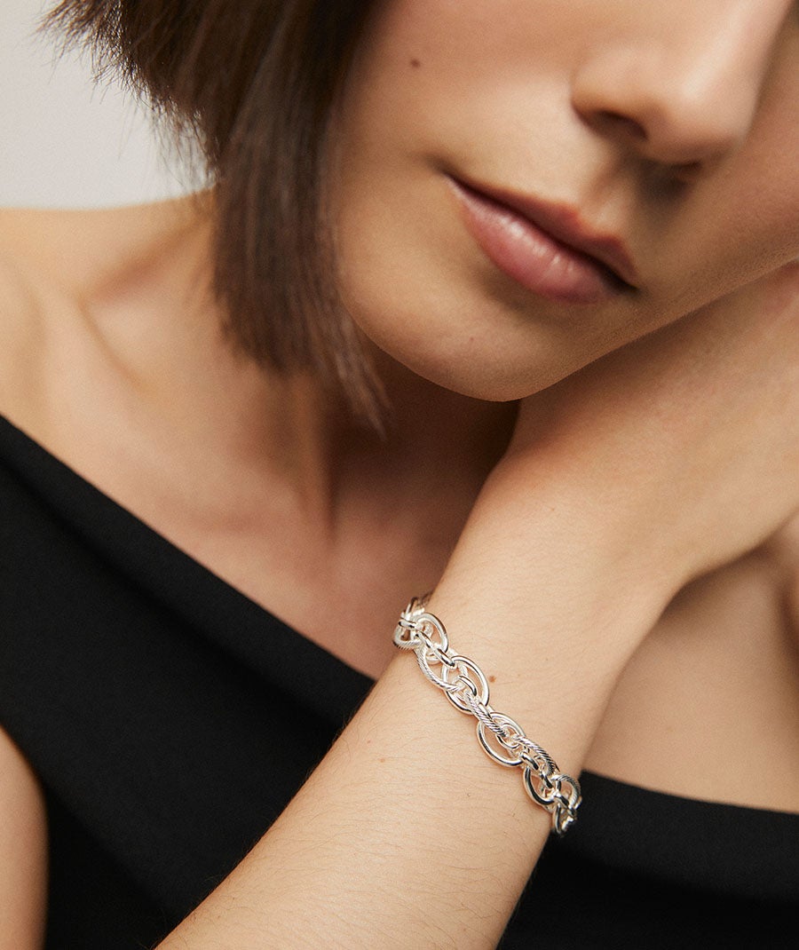 Bracelet intertwined hoops Bold