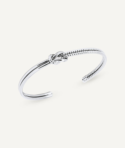Brazalete rígido Nexo con doble textura