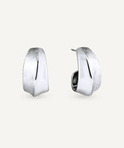 Pendientes semiluna textura Dual